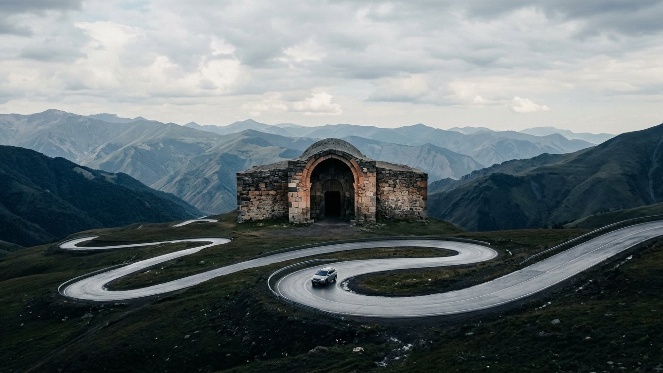 Driving from Yerevan to Selim Pass & Orbelian's Caravanserai
